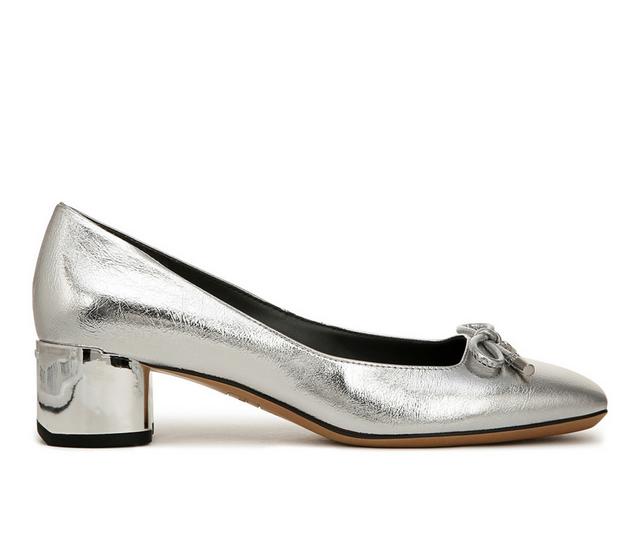 Women's Franco Sarto Natalia Pumps in Silver color