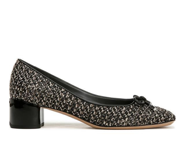 Women's Franco Sarto Natalia 2 Pumps in Black Tweed color