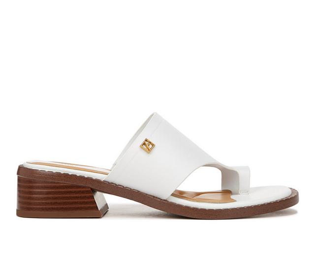 Women's Franco Sarto Sia Dress Sandals in White Leather color