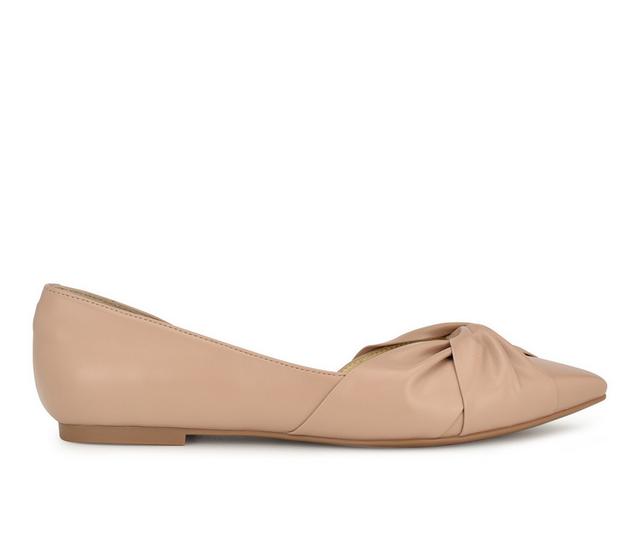 Women's Nine West Briane D'Orsay Flats in Light Natural color