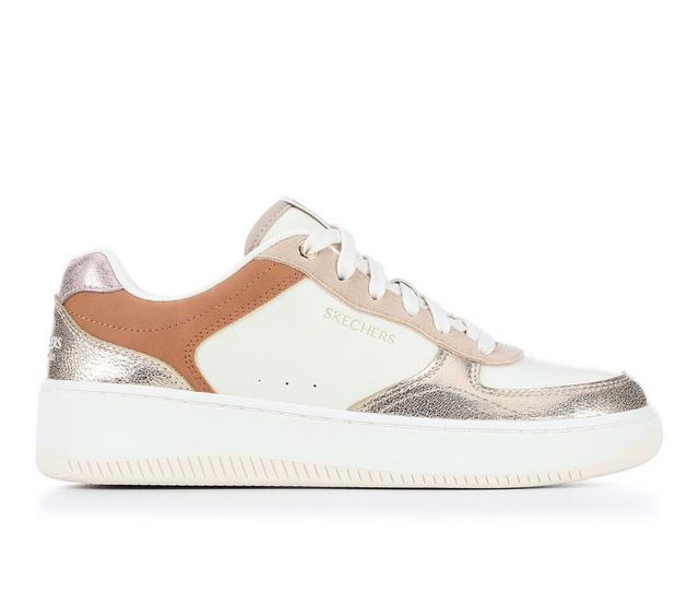 Women's Skechers 185161 Sport Court Shoes in Natural Multi color