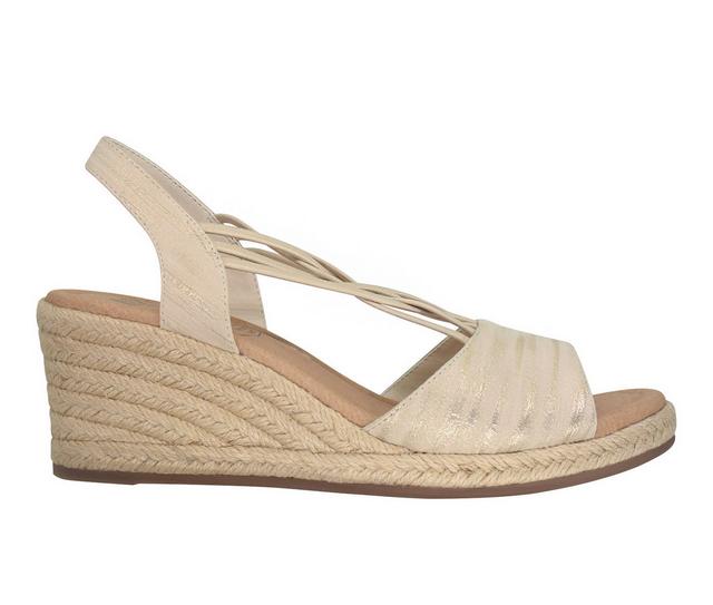 Women's Impo Niloni Espadrille Wedge Sandals in Sand color