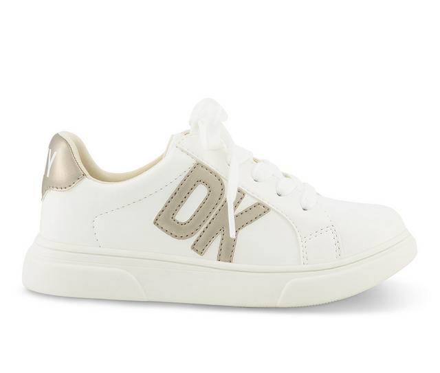 Girls' DKNY Little & Big Kid Celia Bonnie Sneakers in White Multi color