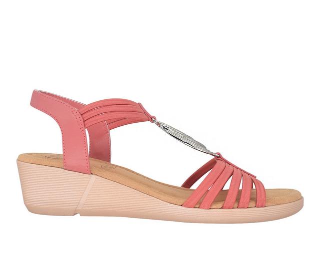 Women's Impo Ralana Wedge Sandals in Faded Rose color