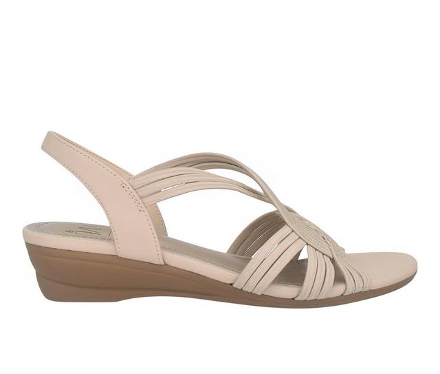 Women's Impo Remi Wedge Sandals in Light Praline color