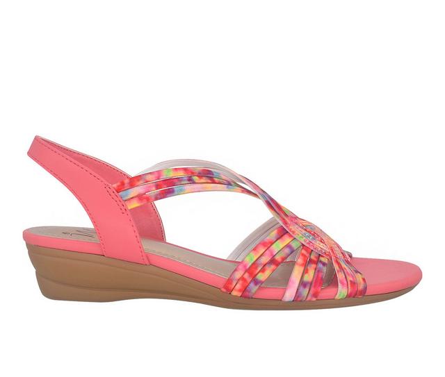Women's Impo Remi Wedge Sandals in Pastel Multi color