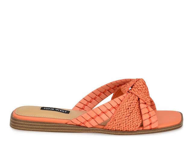 Women's Nine West Olson Sandals in Orange color