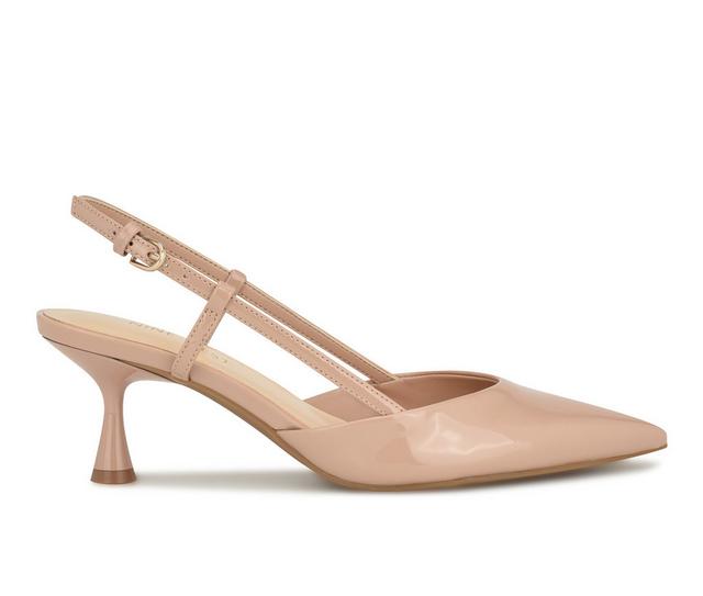 Women's Nine West Rowen Slingback Pumps in Light Natural I color