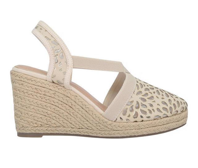 Women's Impo Tuccia Wedges in Ivory color