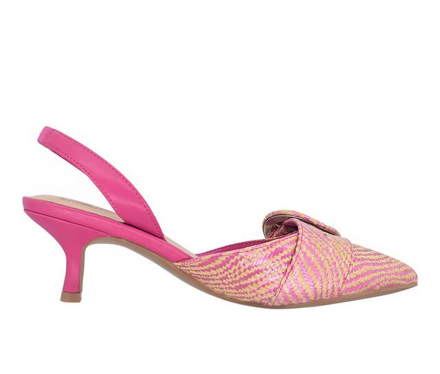 Women's Impo Elodie Slingback Pumps in Pop Pink Natura color