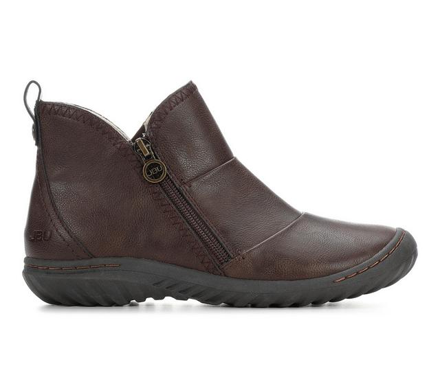 Women's JBU Piper Booties in Dark Brown color