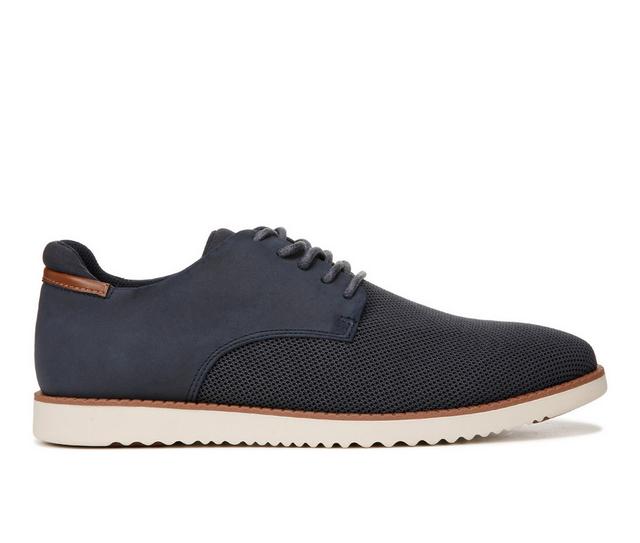 Men's Dr. Scholls Sync Knit Casual Oxfords in Navy color