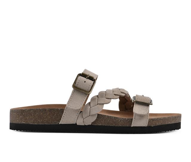 Women's White Mountain Huntington Footbed Sandals in Sandal Wood color