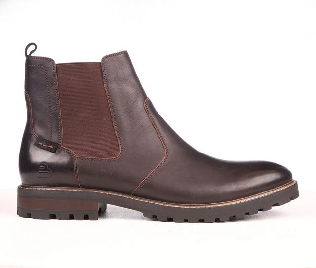 Men's Bull Boxer Land Boots in Dark Brown color