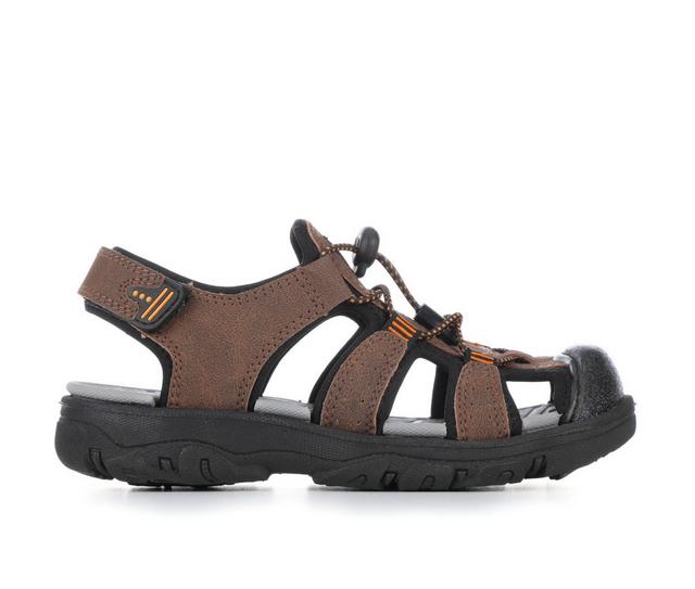 Boys' Strauss and Ramm Little Kid & Big Kid Truet Sandals in Chocolate color