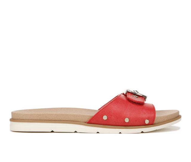 Women's Dr. Scholls Nice Iconic Sandals in Heritage Red color