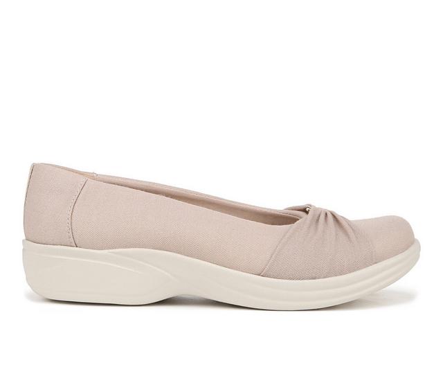 Women's BZEES Paige Slip On Shoes in Beige color