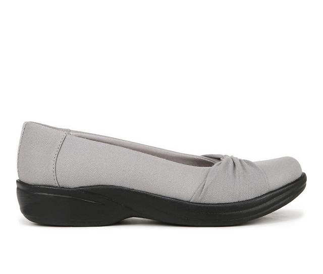 Women's BZEES Paige Slip On Shoes in Grey color
