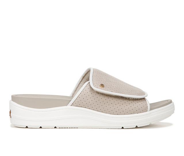 Women's Dr. Scholls Time Off Set Sport Slides in Oyster Grey color