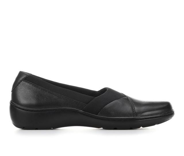 Women's Clarks Cora Charm Shoes in Black color