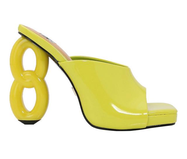 Women's Ninety Union Cancun Dress Sandals in Lime color