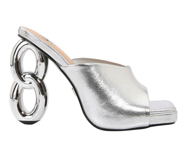 Women's Ninety Union Cancun Dress Sandals in Silver color