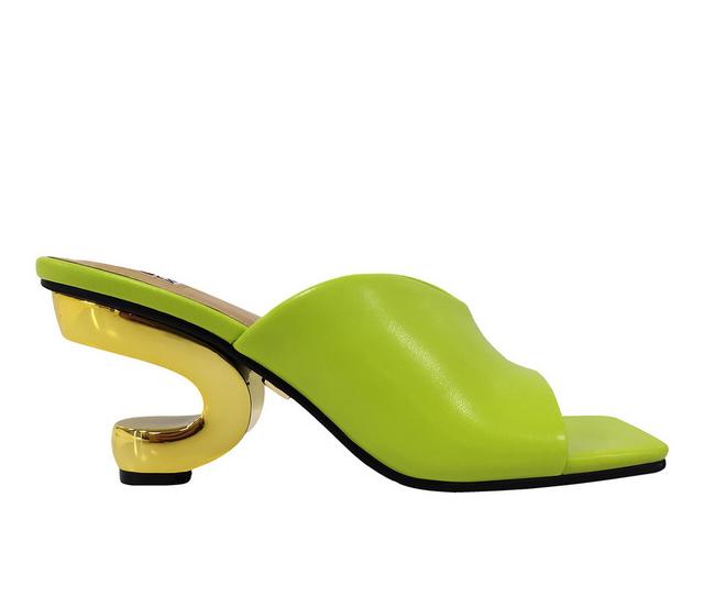 Women's Ninety Union Gypsy Dress Sandals in Lime color