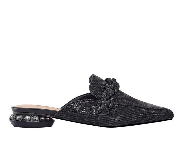 Women's Lady Couture Monaco Mules in Black color