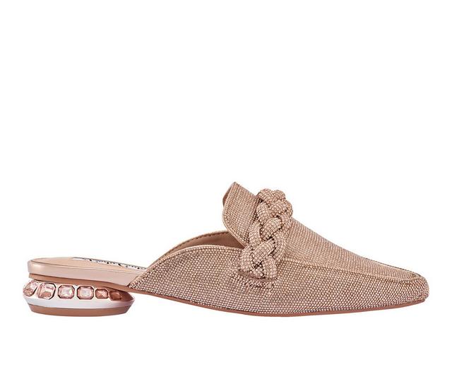 Women's Lady Couture Monaco Mules in Rose Gold color