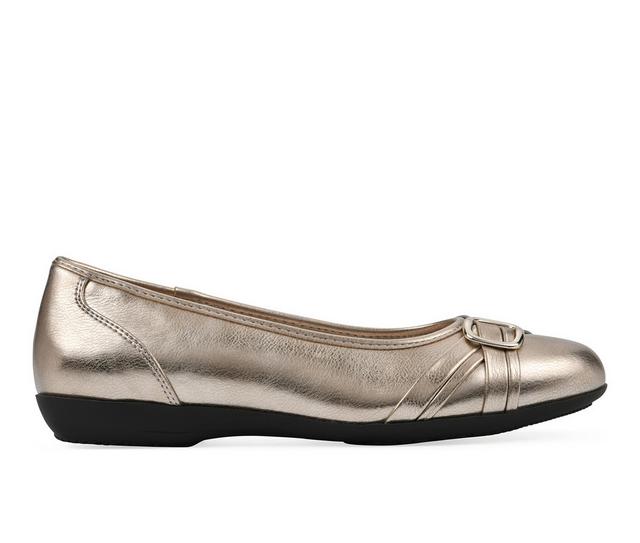 Women's Cliffs by White Mountain Calming Flats in Light Gold color