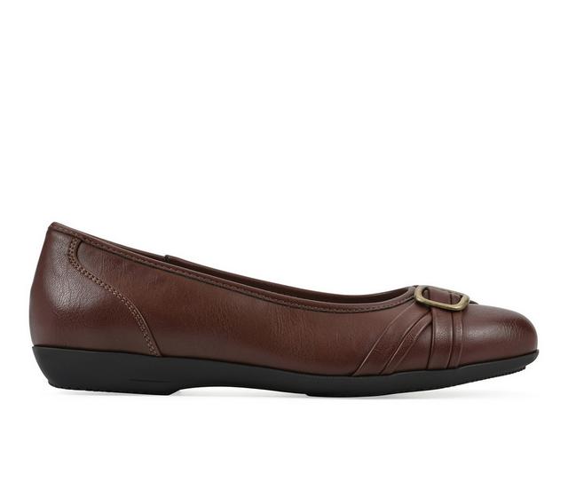 Women's Cliffs by White Mountain Calming Flats in Brown color