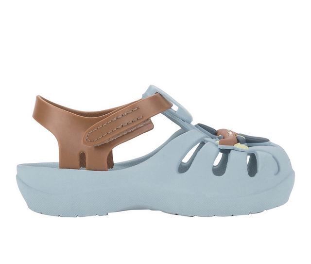 Kids' Ipanema Toddler Summer XII Sandals in Lt Blue/Brown color