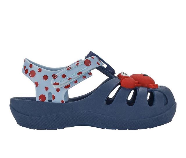 Kids' Ipanema Toddler Summer XIII Sandals in Blue/Lt Blue color