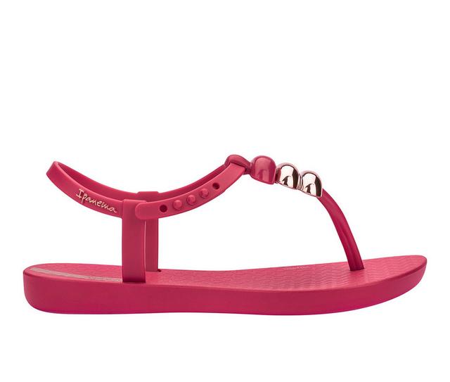 Girls' Ipanema Little & Big Kid Class Blown Up Sandals in Pink/Bronze color