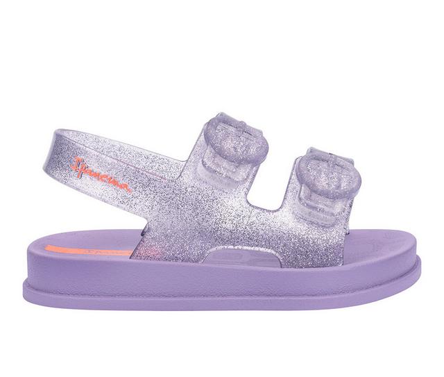 Kids' Ipanema Toddler Follow Sandals in Lilac Glitter color