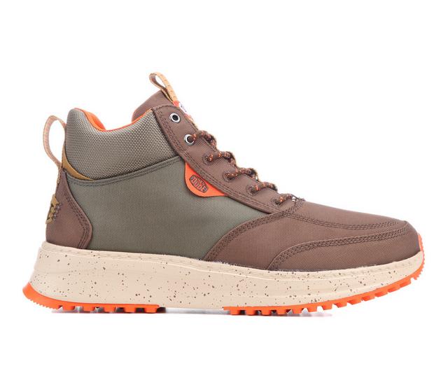 Men's HEYDUDE Tahoe Nylon-M Casual Boots in Dusty Green color