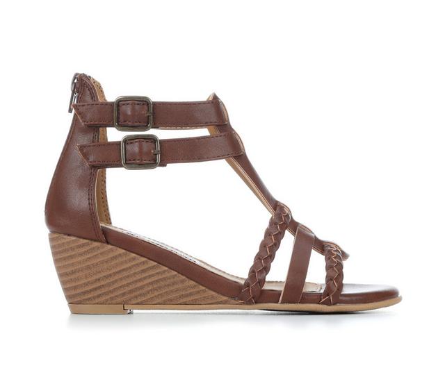 Girls' Rachel Shoes Little Kid & Big Kid Josette Sandals in Chestnut color