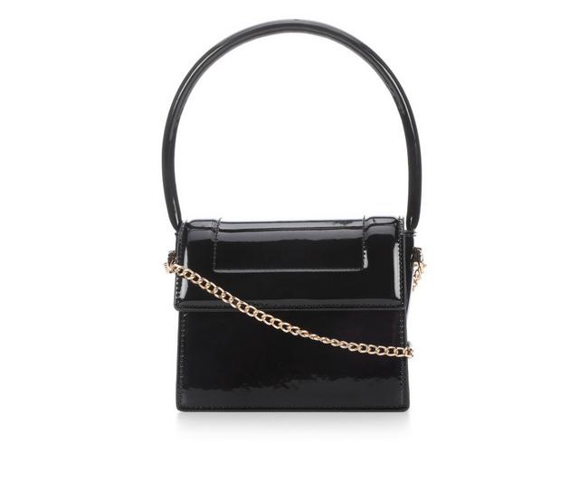 Olivia Miller Patent Top Handle Handbag in Black color