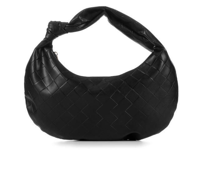 Olivia Miller Weave Handbag Handbag in Black color