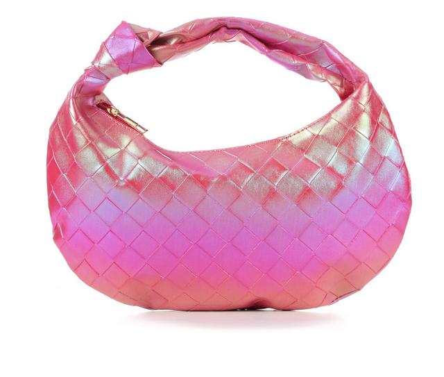 Olivia Miller Weave Handbag in Pink color