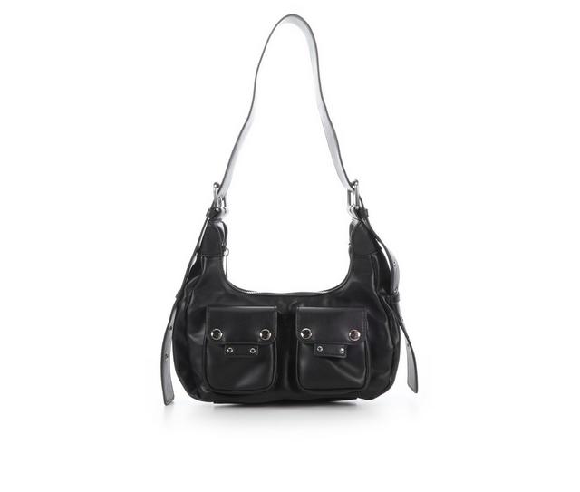 Olivia Miller 2-Pocket Handbag in Black color