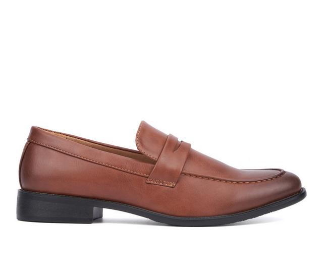 Men's New York and Company Andy Dress Loafers in Brown color