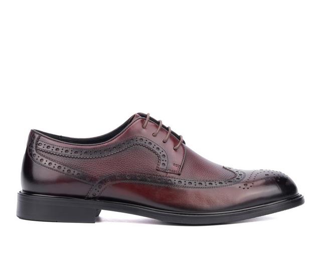 Men's Vintage Foundry Co Stannis Dress Oxfords in Burgundy color