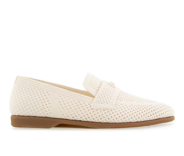 Women's Aerosoles Nanti Knit Loafers in Eggnog color