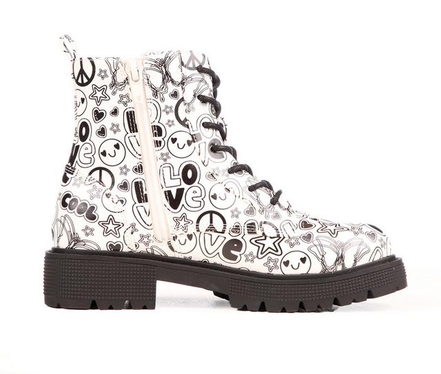 Girls' Madden Girl Little Kid & Big Kid Mcodes Boots in Graffiti color