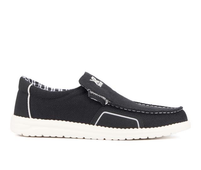 Men's Xray Footwear Finch Casual Slip On Shoes in Black color