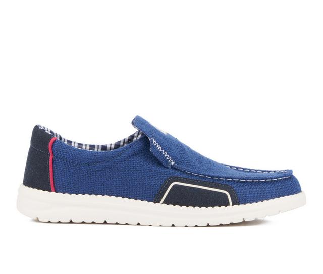 Men's Xray Footwear Finch Casual Slip On Shoes in Navy color
