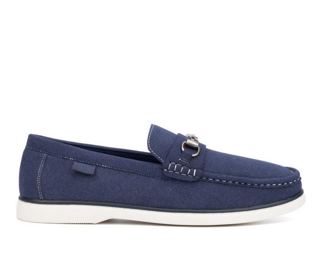 Men's Xray Footwear Montana Casual Loafers in Navy color