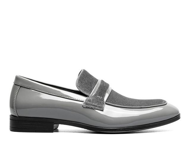 Men's Stacy Adams Spratley Dress Shoes in Grey color