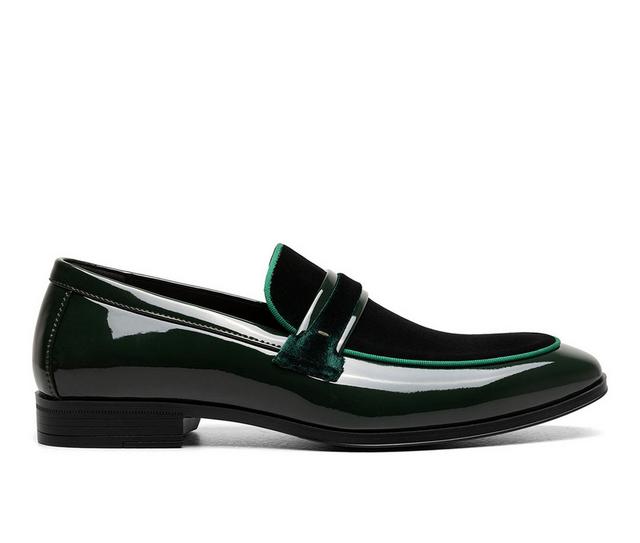 Men's Stacy Adams Spratley Dress Shoes in Green color